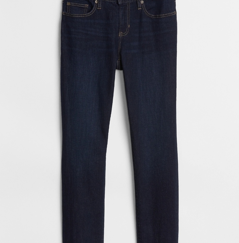 Gap | real straight dark wash jeans - Picture 3 of 8